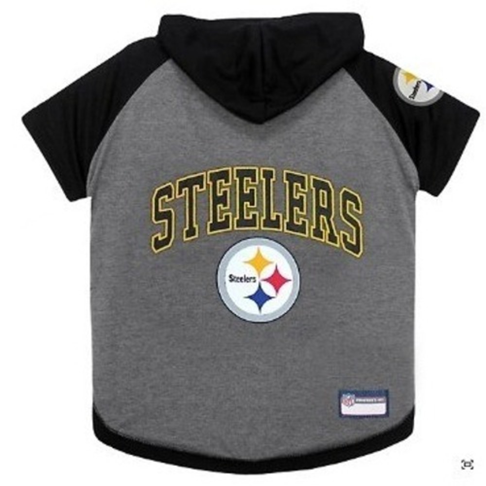 Pets First Pittsburgh Steelers Pet Hoodie Medium Halloween Costume NFL Dog Shirt